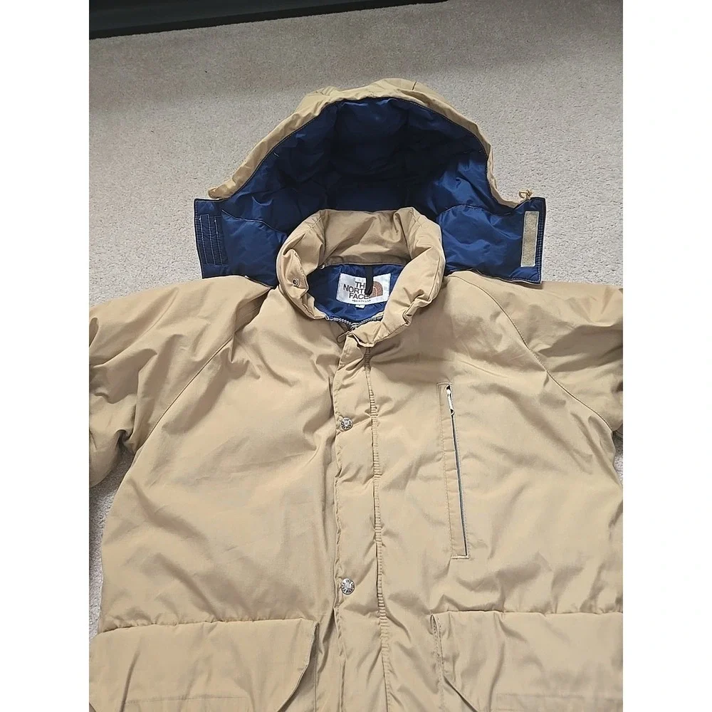 THE NORTH FACE (USA) Vintage Serow Prime Goose Down Tan Winter Parka Coat ~ L‎
